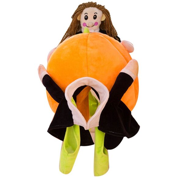 Dog Cat Halloween Costume Premium Pumpkin Funny Costume Small Breed Sz M - Picture 6 of 10